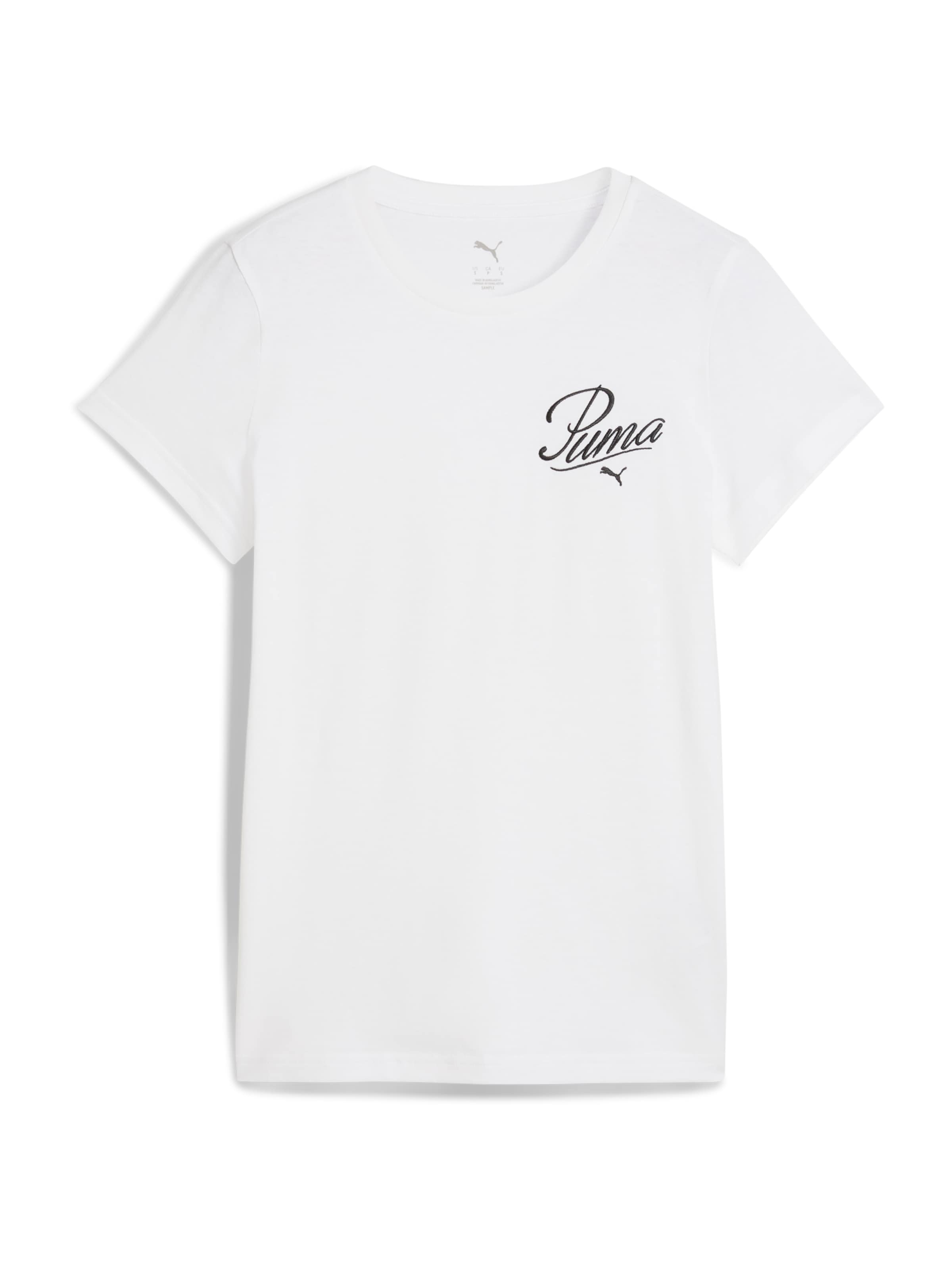 PUMA Majica 'Ess' | bela barva: sprednja stran