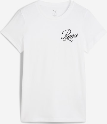PUMA T-Shirt 'Ess' in Weiß: Vorderseite