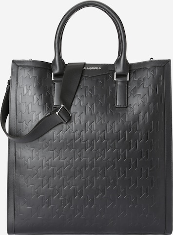 juoda Karl Lagerfeld Pirkinių krepšys 'Lea': priekis