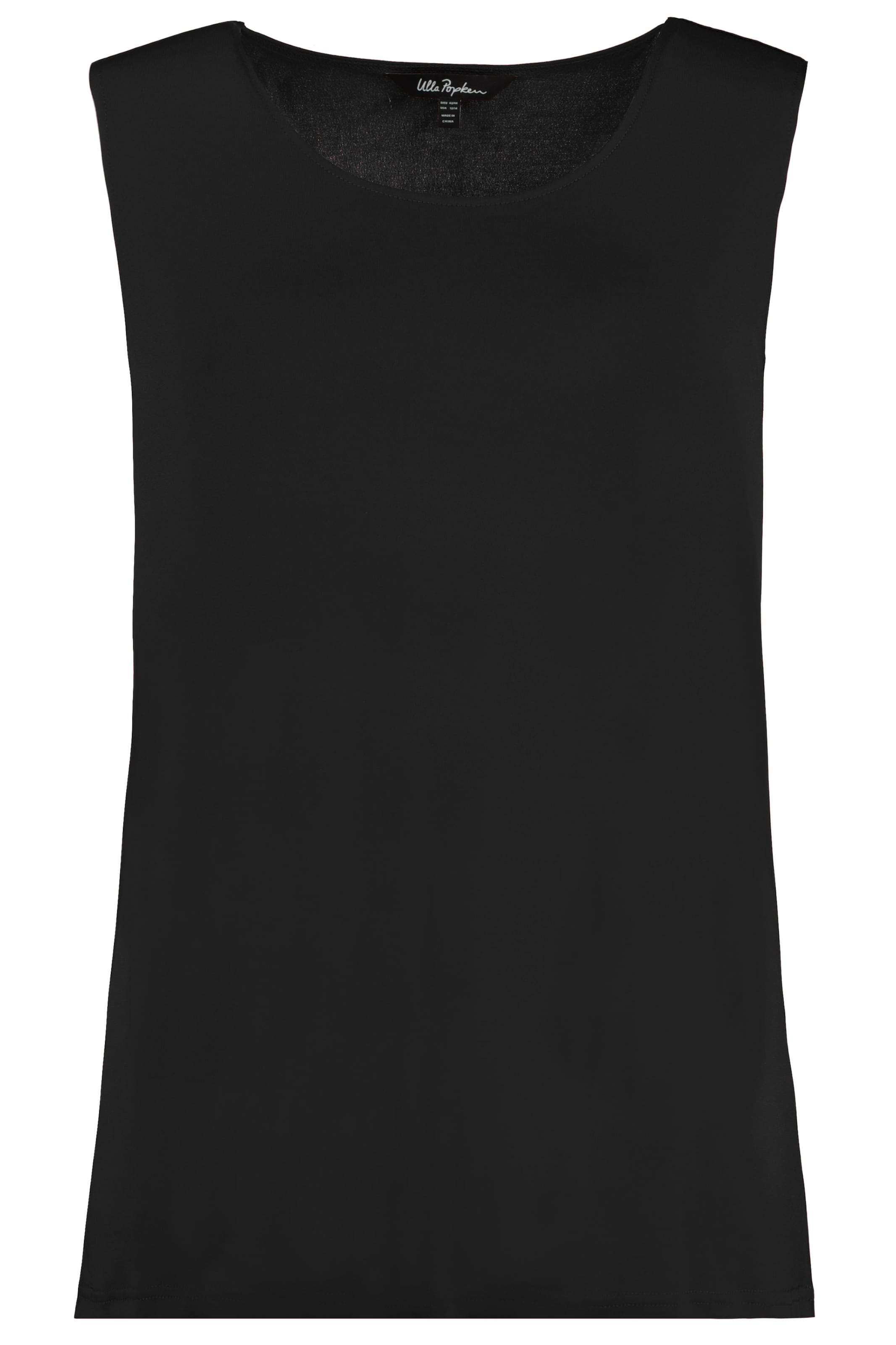 Ulla Popken Top in Schwarz: Vorderseite