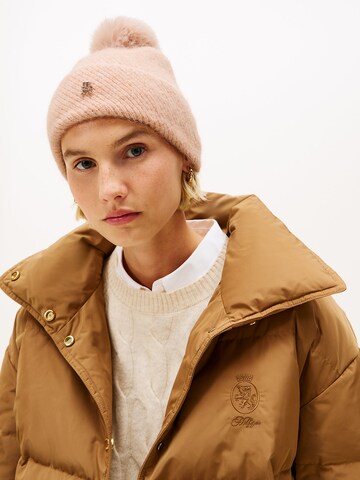 Bonnet TOMMY HILFIGER en rose : devant