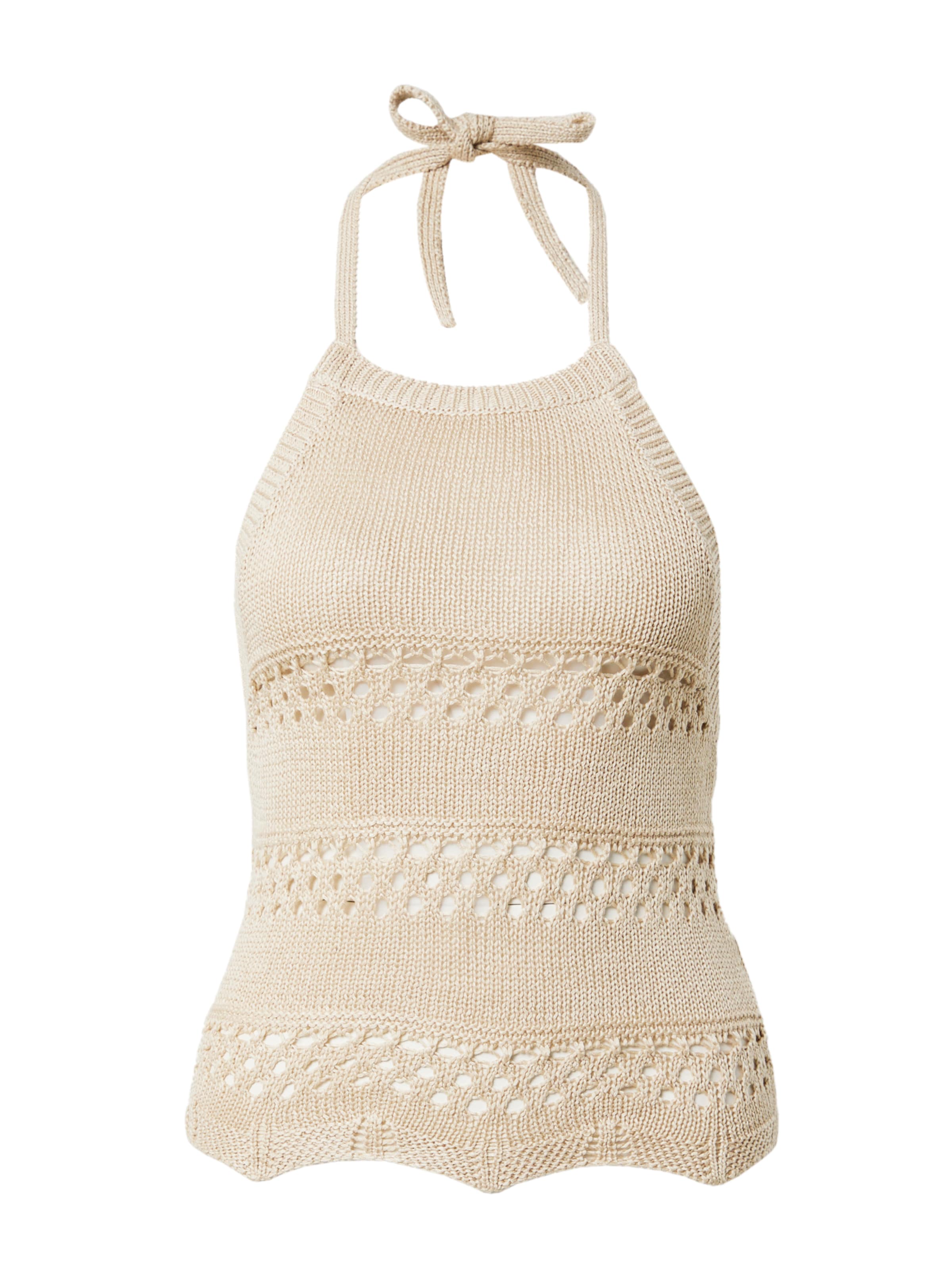 bēšs Urban Classics Adīts topiņš: no priekšpuses