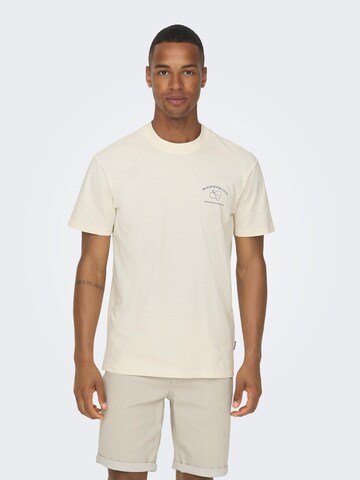 Only & Sons Koszulka 'ALEC' w kolorze biały