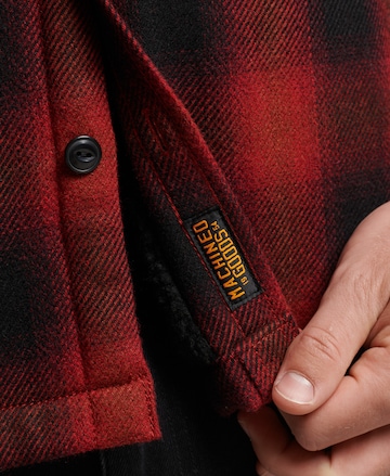 Superdry Regular fit Between-Season Jacket 'Miller' in Red