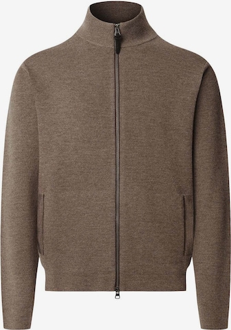 Hackett London Strickjacke 'Milano' in Braun: Vorderseite