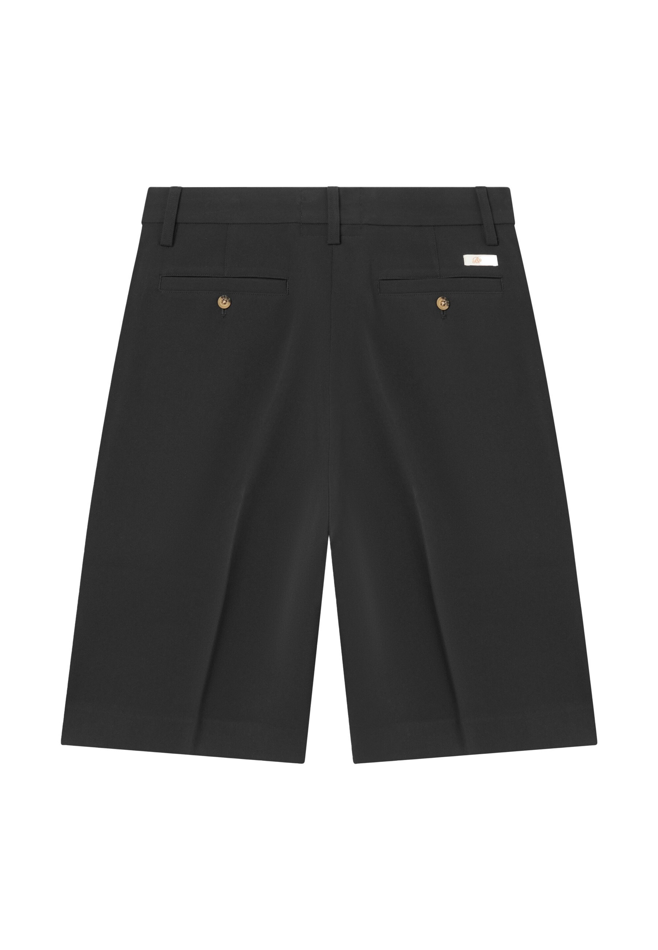 BLKVIS Wide leg Bandplooibroek in Zwart