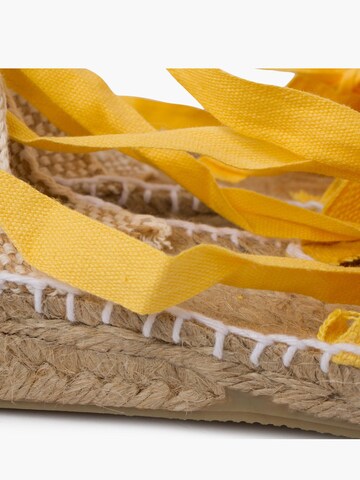 Sandales Pisamonas en jaune