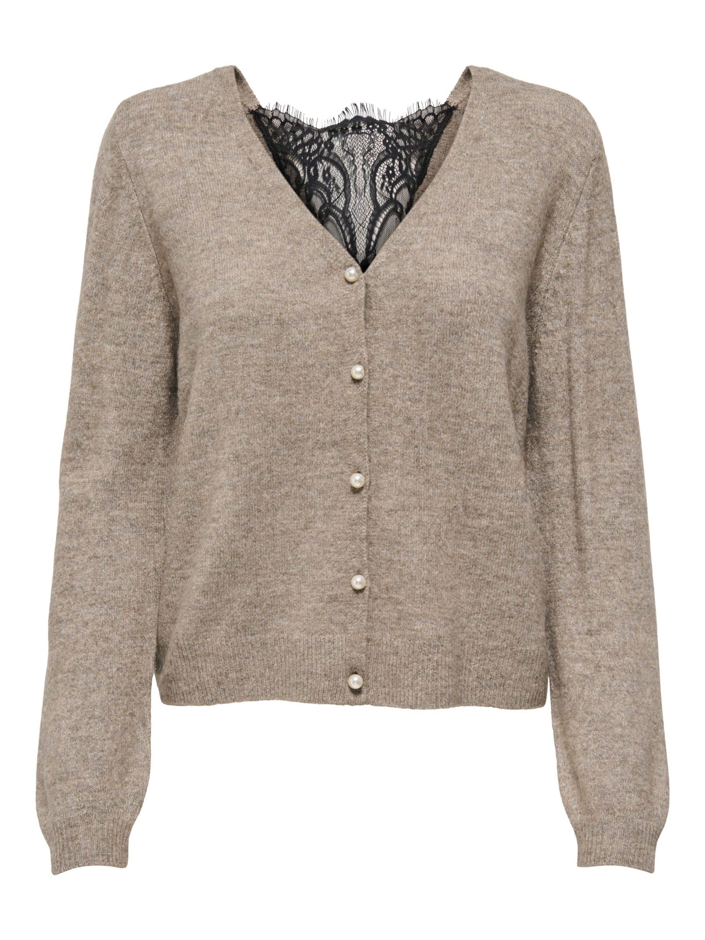 ONLY Pletena jopa | siva barva: sprednja stran