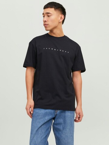 JACK & JONES - Camisa 'Star' em preto: frente