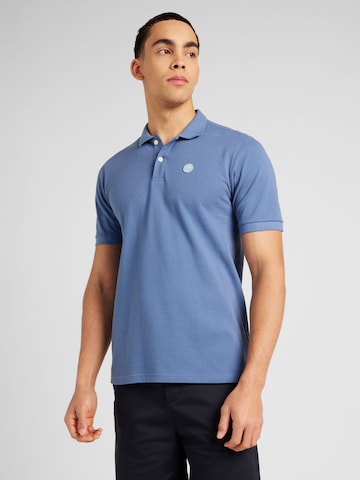 Maglietta 'ROWAN' di KnowledgeCotton Apparel in blu: frontale