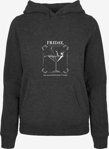 Mister Tee Sweatshirt 'F-Word' in Grau: predná strana