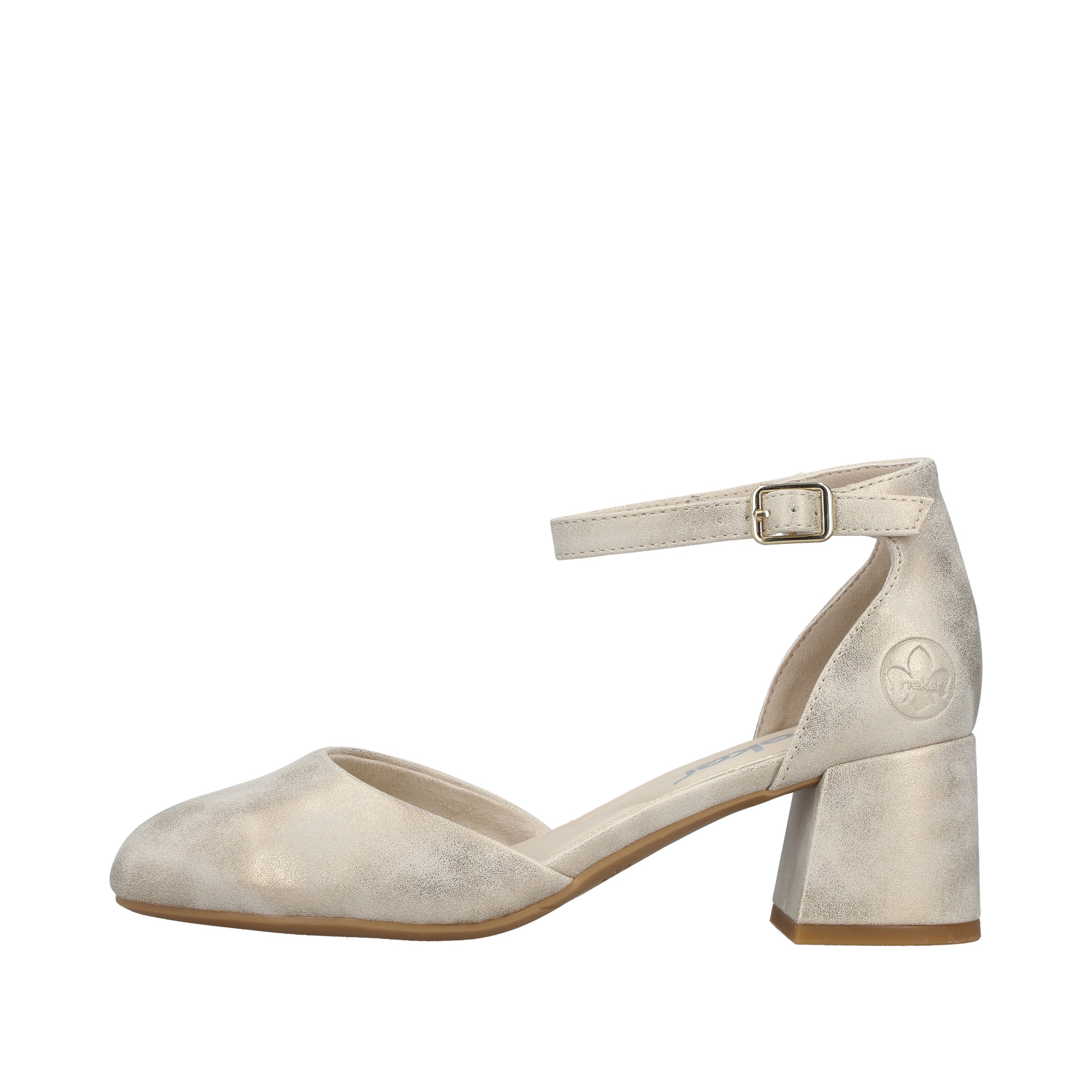 Escarpins à bride arrière Rieker en argent