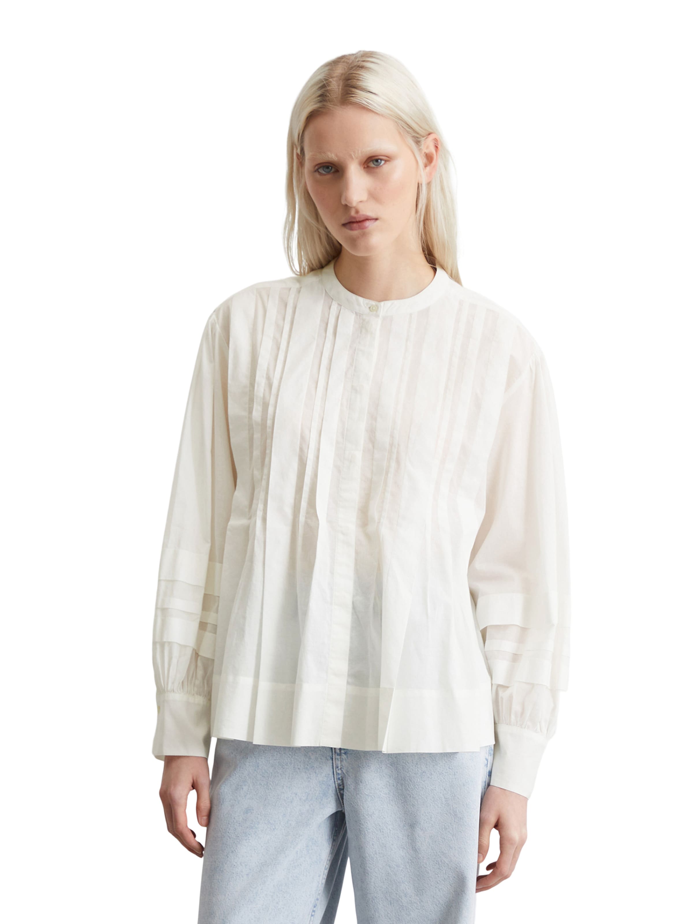 Marc O'Polo Pluus, värv valge: eest vaates