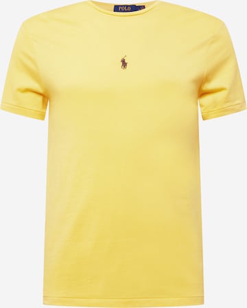 T-Shirt Polo Ralph Lauren en jaune : devant