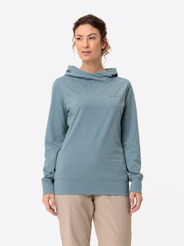 VAUDE Sportsweatshirt 'Tuenno' in Blau: Vorderseite