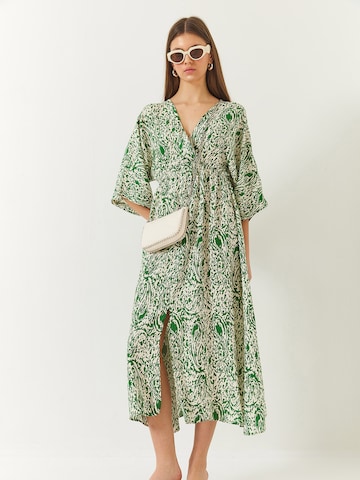 Bianco Lucci Dress in Green: front