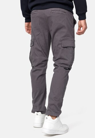 Regular Jeans cargo ' Walsh ' INDICODE JEANS en gris