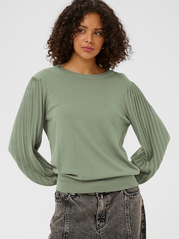 Kaffe Trui 'KALone' in Groen: voorkant