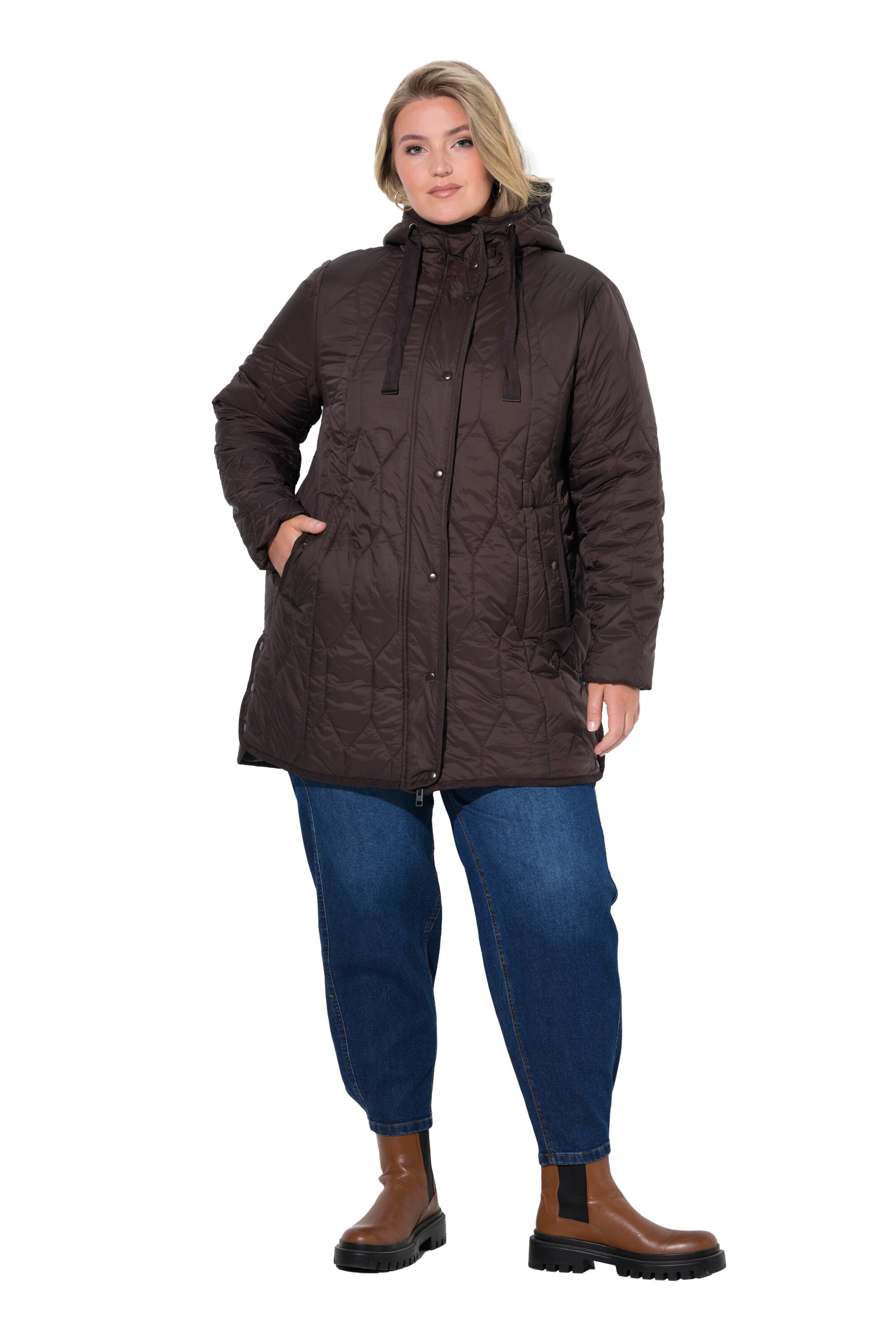 Ulla Popken Jacke in Braun