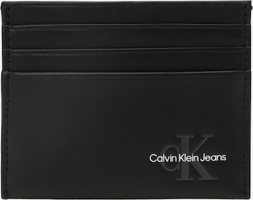 Calvin Klein Jeans - Estuche en negro: frente