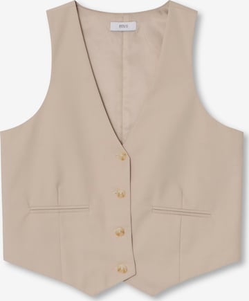 Envii Gilet 'Spike' in Beige: voorkant