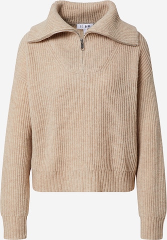 EDITED Pullover 'Akela' in Beige: predná strana