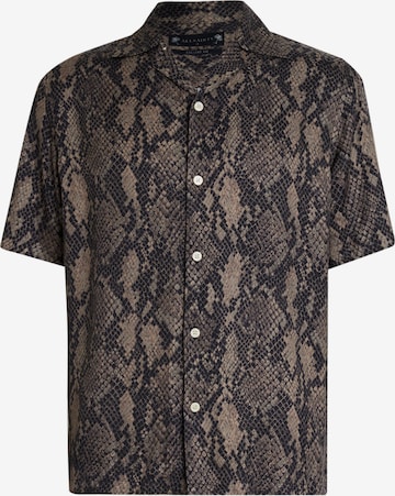 AllSaints Regular fit Overhemd 'RATTLE' in Bruin: voorkant