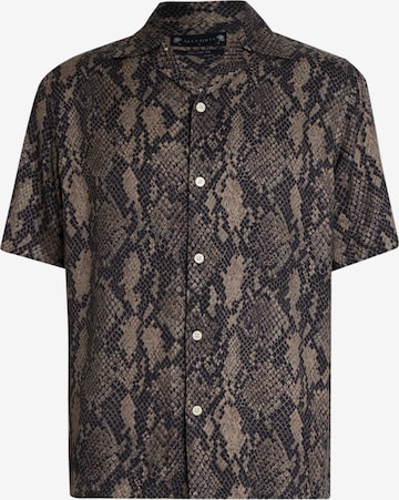 AllSaints Regular fit Button Up Shirt 'RATTLE' in Brown: front