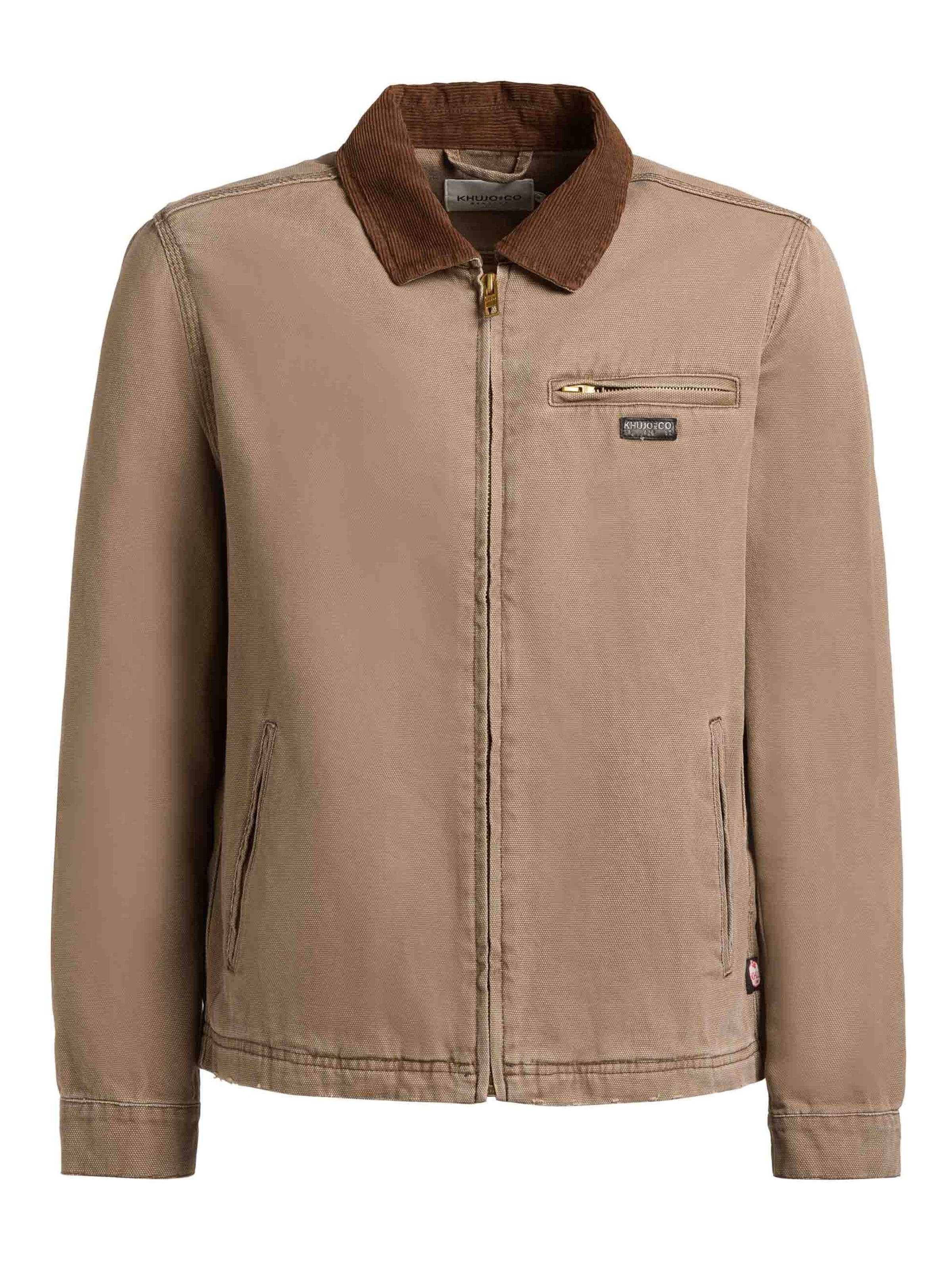 Geacă de primăvară-toamnă 'Deddy' de la khujo pe maro: față