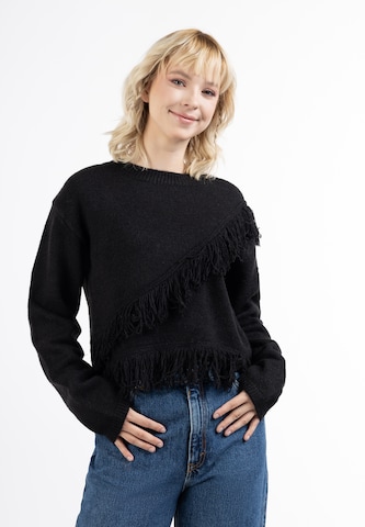 Pull-over IZIA en noir : devant