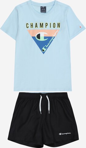 Champion Authentic Athletic Apparel Set in Blauw: voorkant