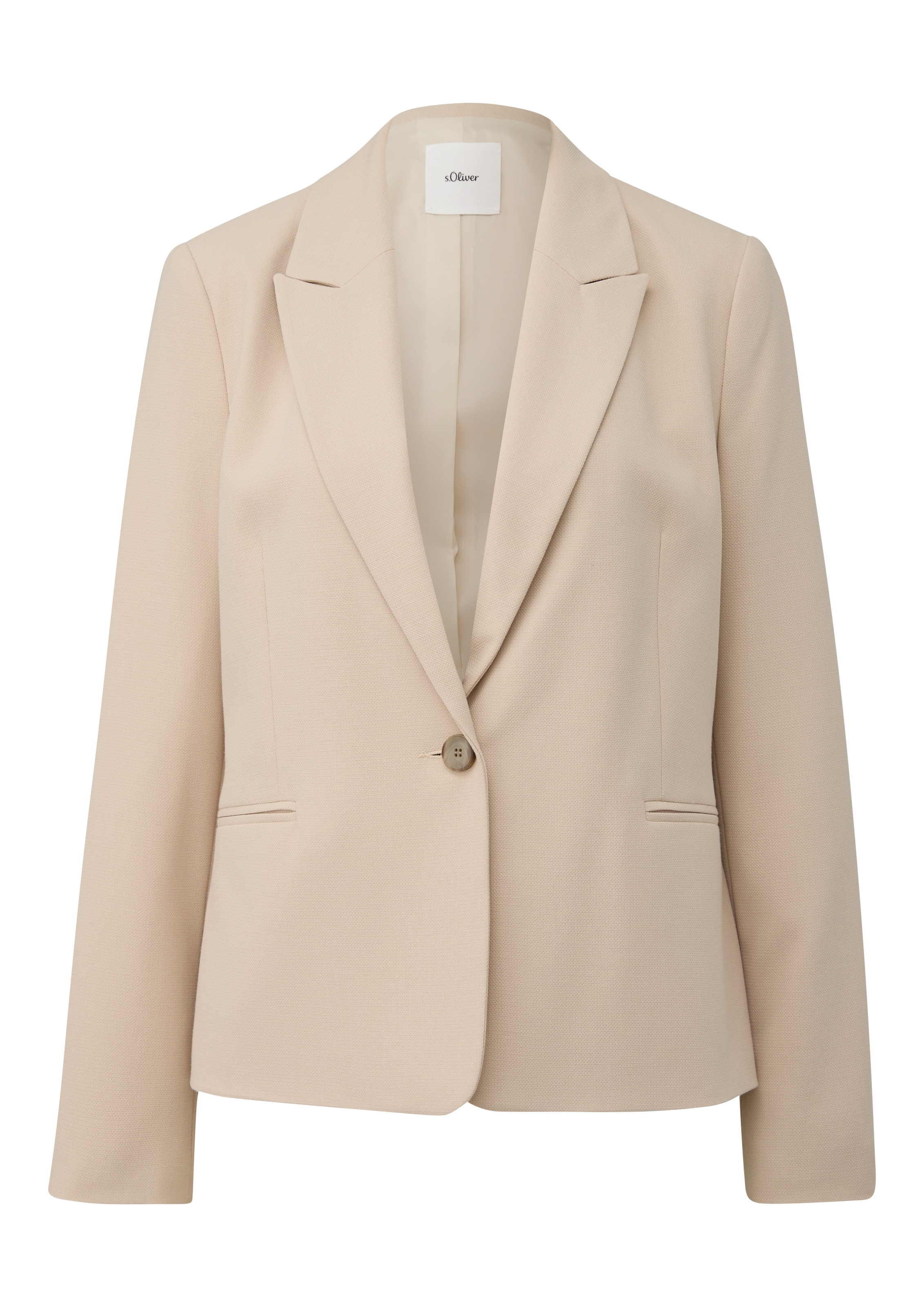 s.Oliver BLACK LABEL Blazers in Beige: voorkant