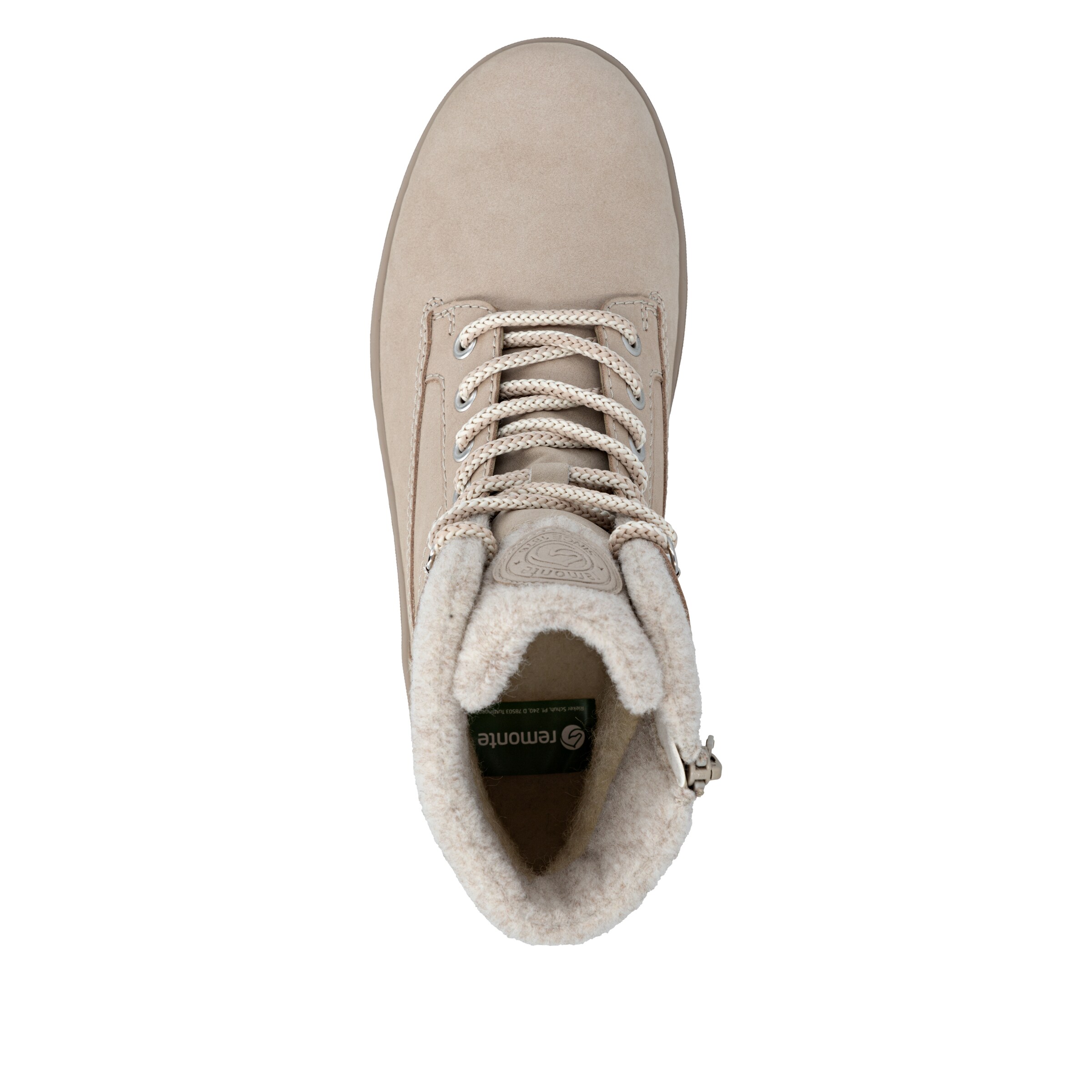 Bottes à lacets 'R8477' REMONTE en beige