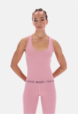 Top 'Rihanna Essentials' di Ted Baker in rosa: frontale
