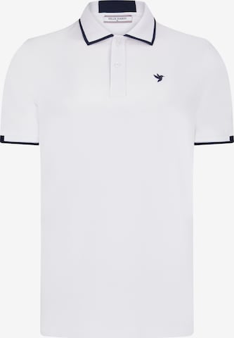 Felix Hardy Polo Shirt Kurz Arm in Weiß: Vorderseite