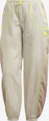 Effilé Pantalon de sport 'Lift Your Mind' ADIDAS PERFORMANCE en beige : devant