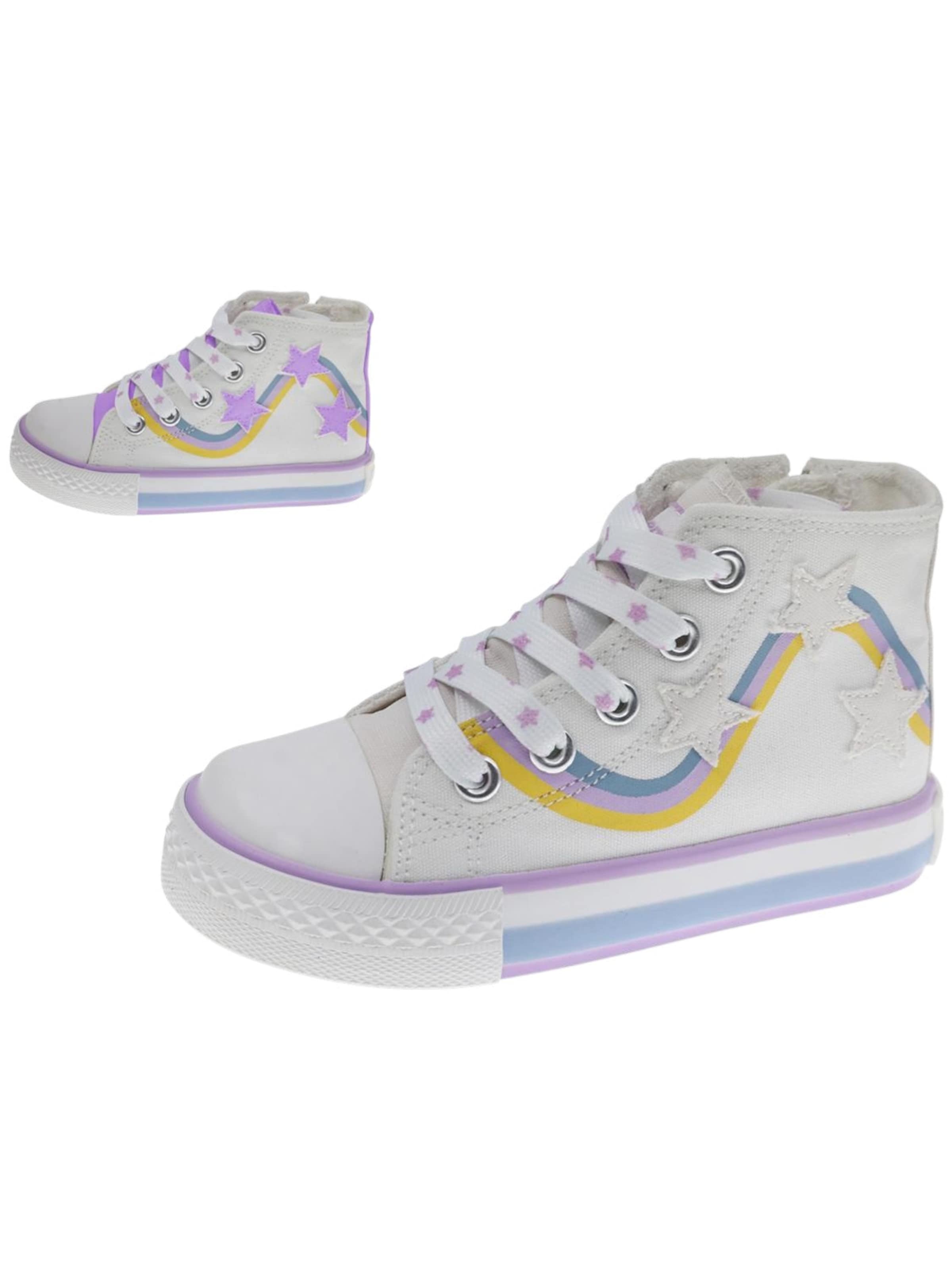 Sneaker 'Canvas Boot' di Beppi in bianco: frontale