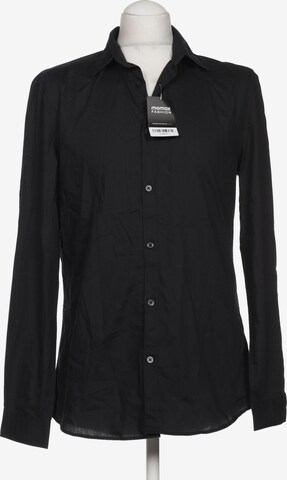 H&M Button Up Shirt in M in Black: front