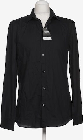 H&M Button Up Shirt in M in Black: front