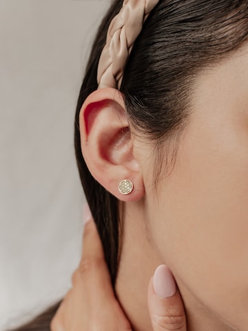 Hey Happiness - Pendientes 'Flower Of life' en oro