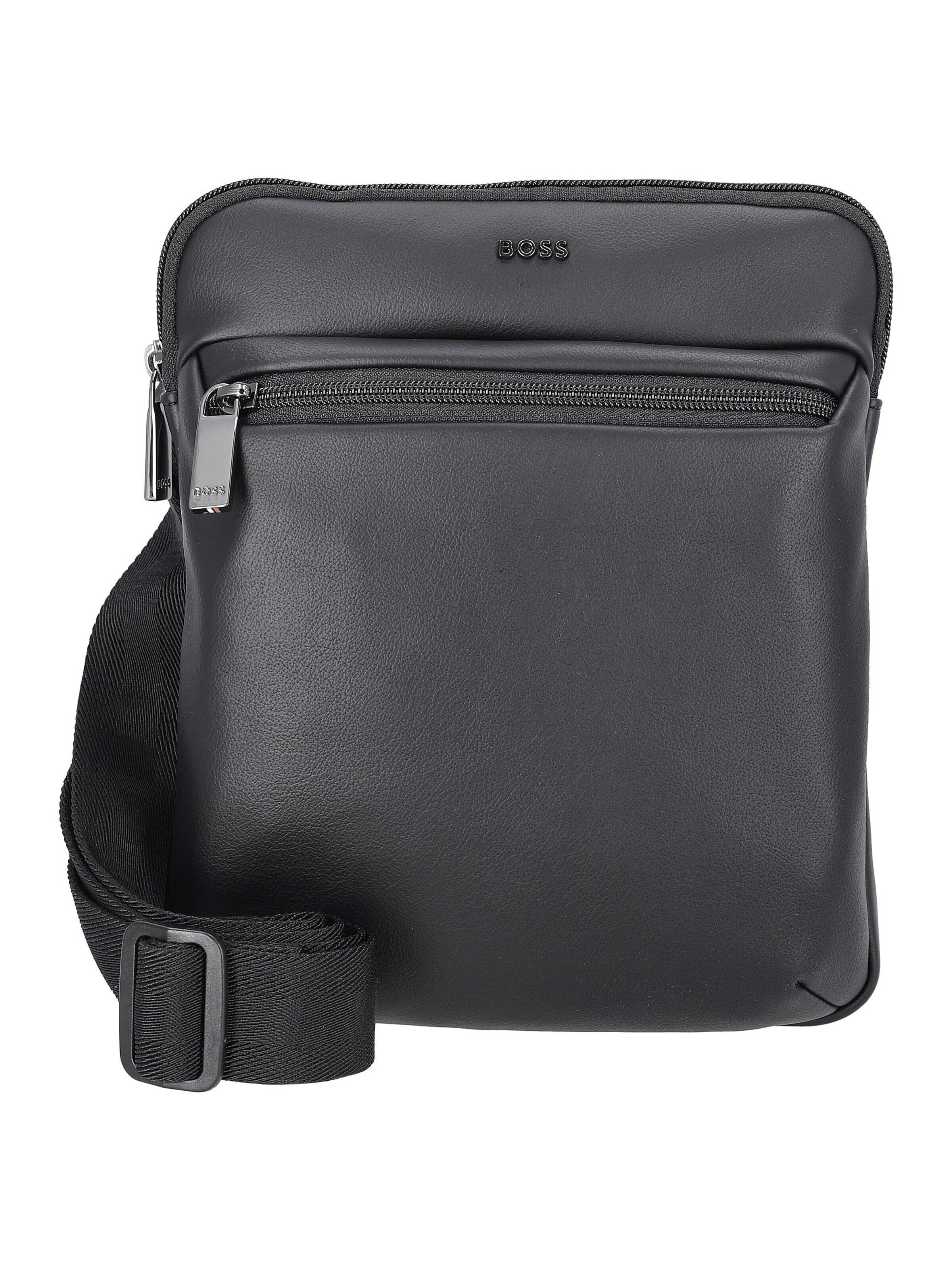 HUGO BOSS Crossbody bag 'Jace Envelope' in Black: front