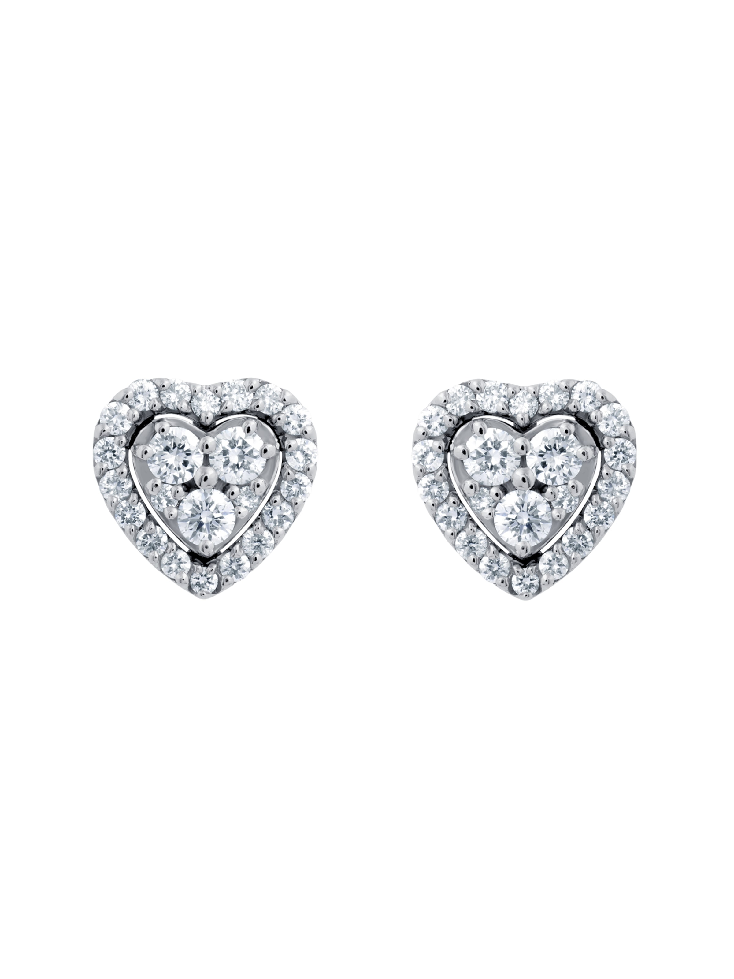 57emozioni Earrings 'Diamond' in Silver: front
