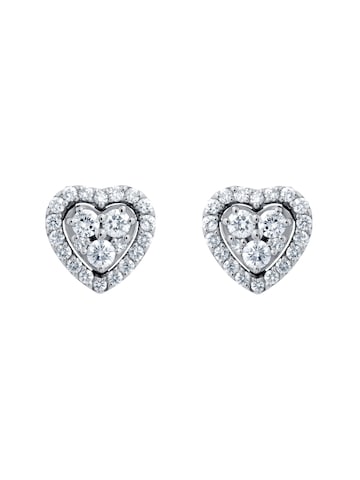 Boucles d'oreilles 'Diamond' 57emozioni en argent : devant