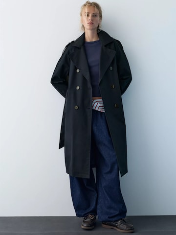 Manteau mi-saison Pull&Bear en bleu