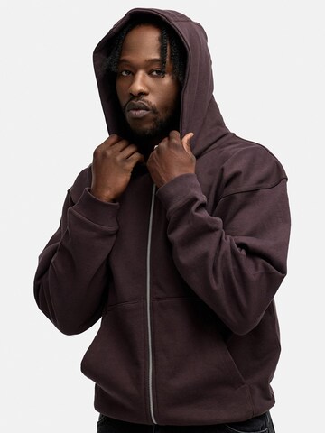 Daily Cotton Sweatjacke 'DCBEND'‌‌‌‌‌‌‌‌‌ in Braun