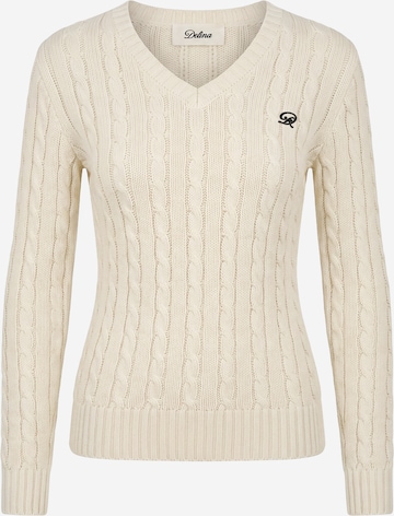 Pull-over About You x Dani Klieber en blanc : devant