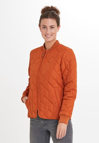 Weather Report Athletic Jacket 'Piper' in Orange: front