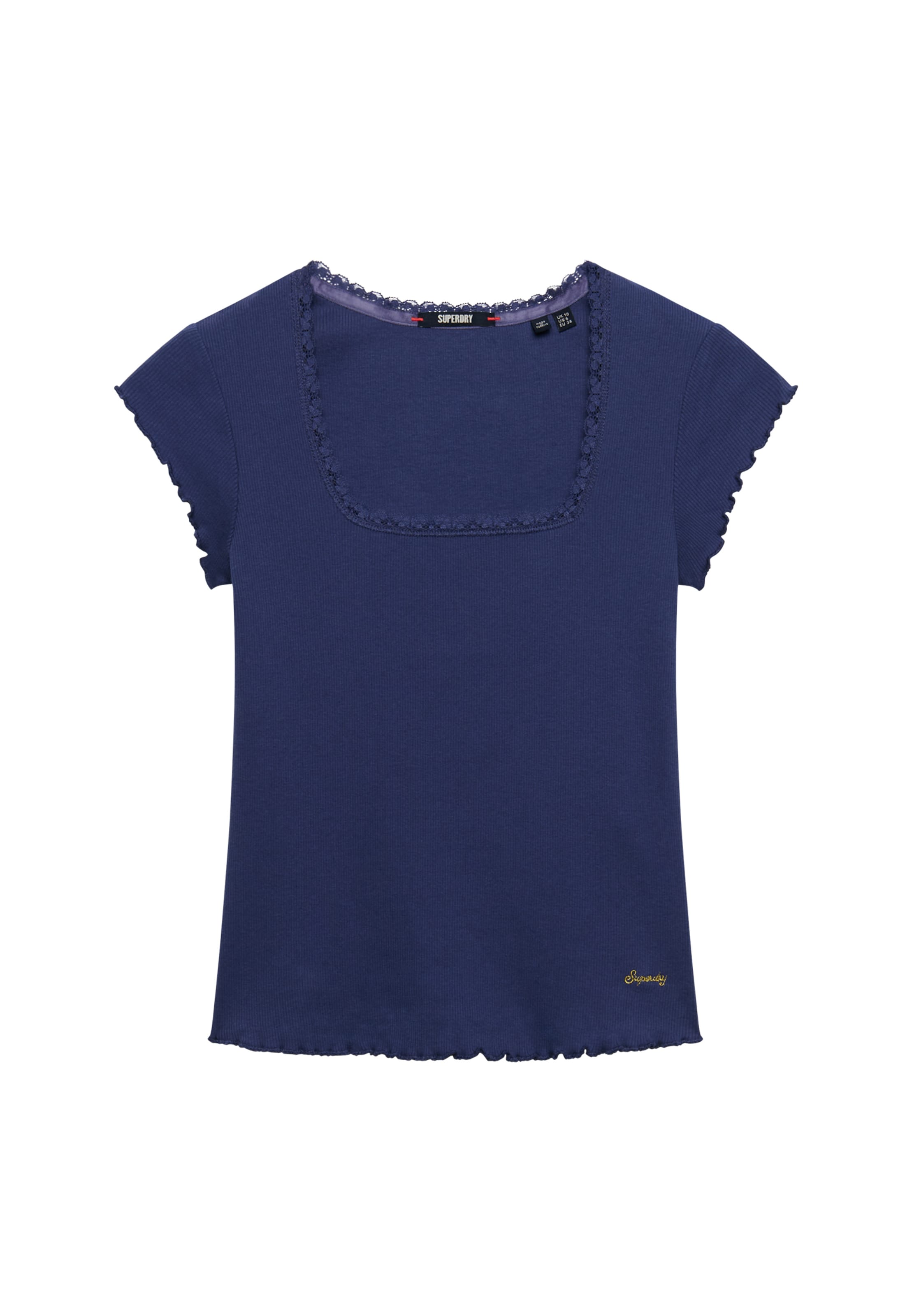 T-shirt 'Essential' Superdry & Co en bleu : devant