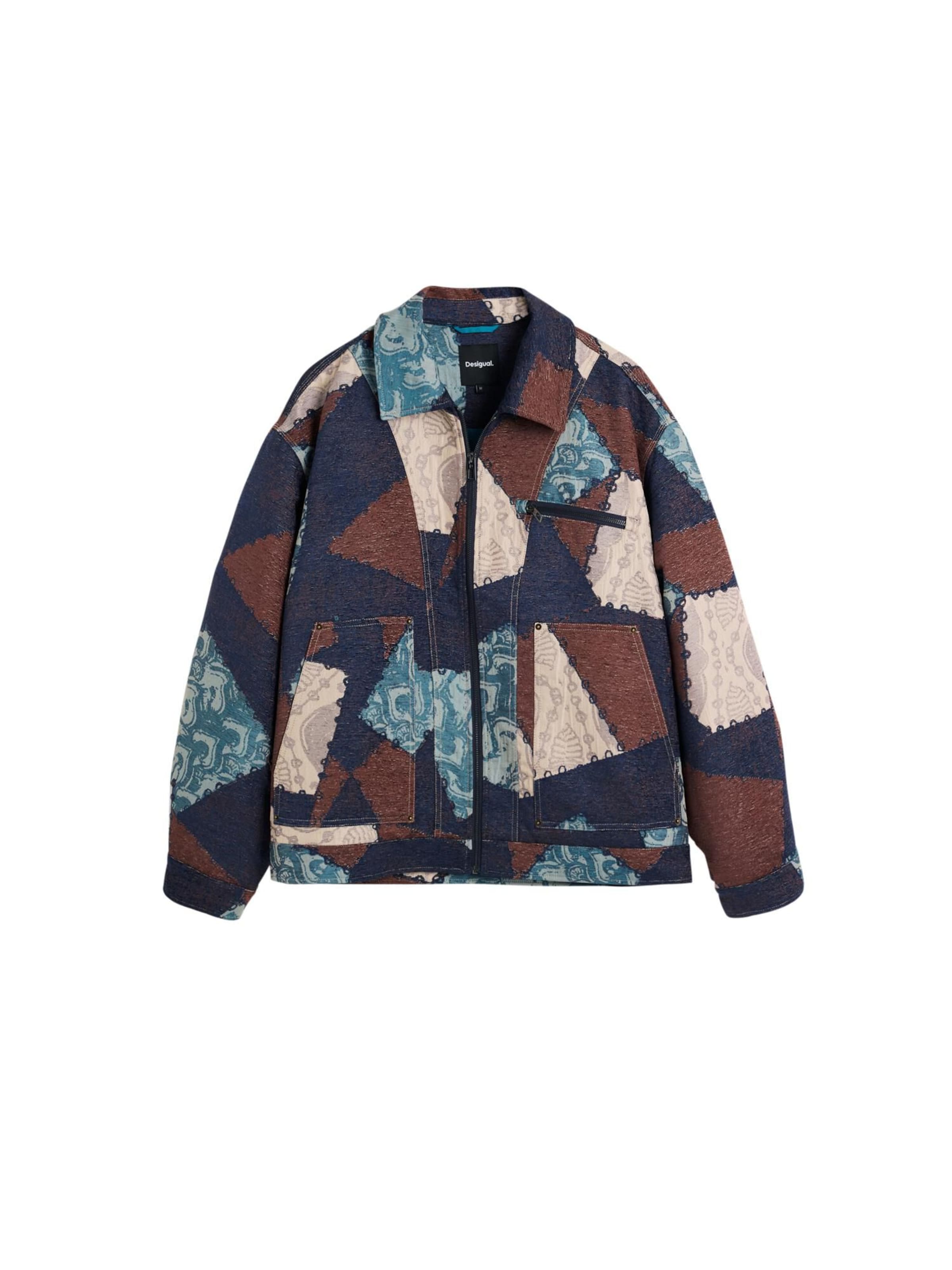 Desigual Демисезонная куртка в Смешанный: спереди