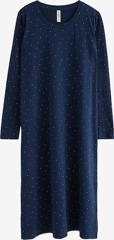 Lindex Yöpaita värissä sininen: etupuoli